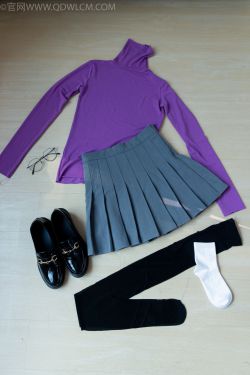 甜予摄影 No.094 小语 -K制服、皮鞋、厚黑丝(127P)